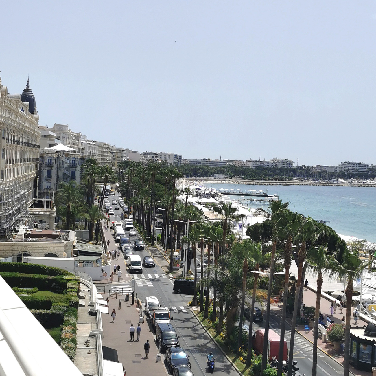 Events in Cannes la Croisette during Lion’s days Snapchat Spotify Linked In